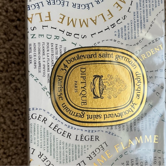 Set of 3 candles, scent Diptyque Paris 34 Boulevard Saint Germaine, new in box - Picture 2 of 5